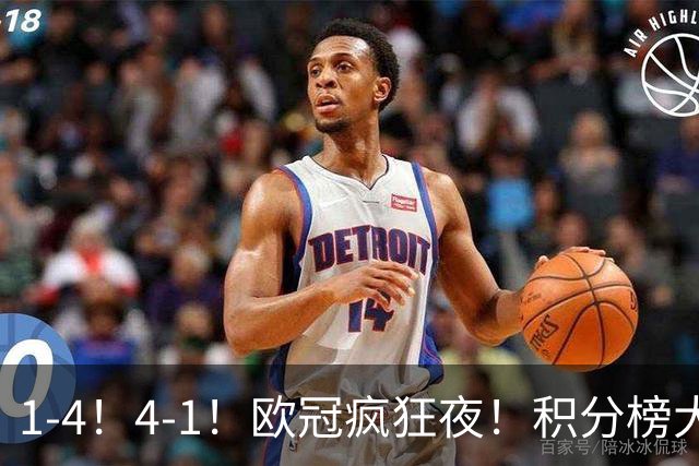1-4！4-1！欧冠疯狂夜！积分榜大乱：皇马反超巴萨，曼联跌至第20